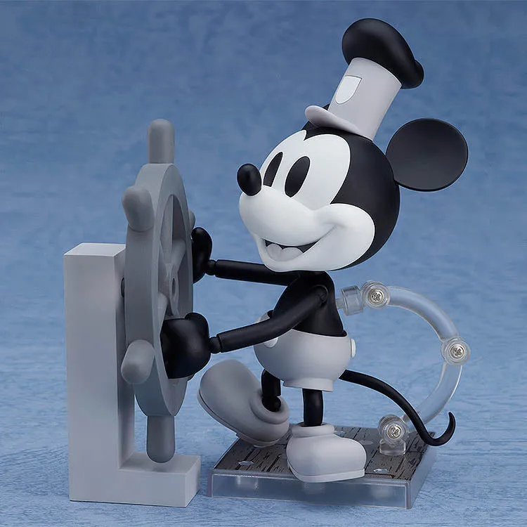 1010a Nendoroid Mickey Mouse Figure: 1928 Ver. (Black & White) - Steamboat Willie