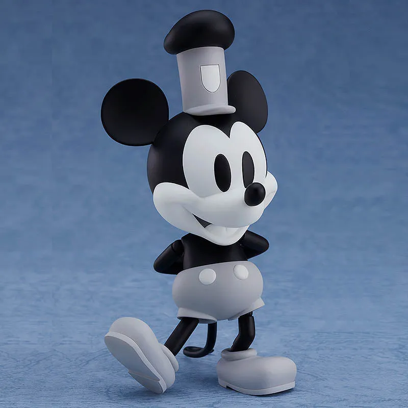 1010a Nendoroid Mickey Mouse Figure: 1928 Ver. (Black & White) - Steamboat Willie