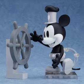 1010a Nendoroid Mickey Mouse Figure: 1928 Ver. (Black & White) - Steamboat Willie