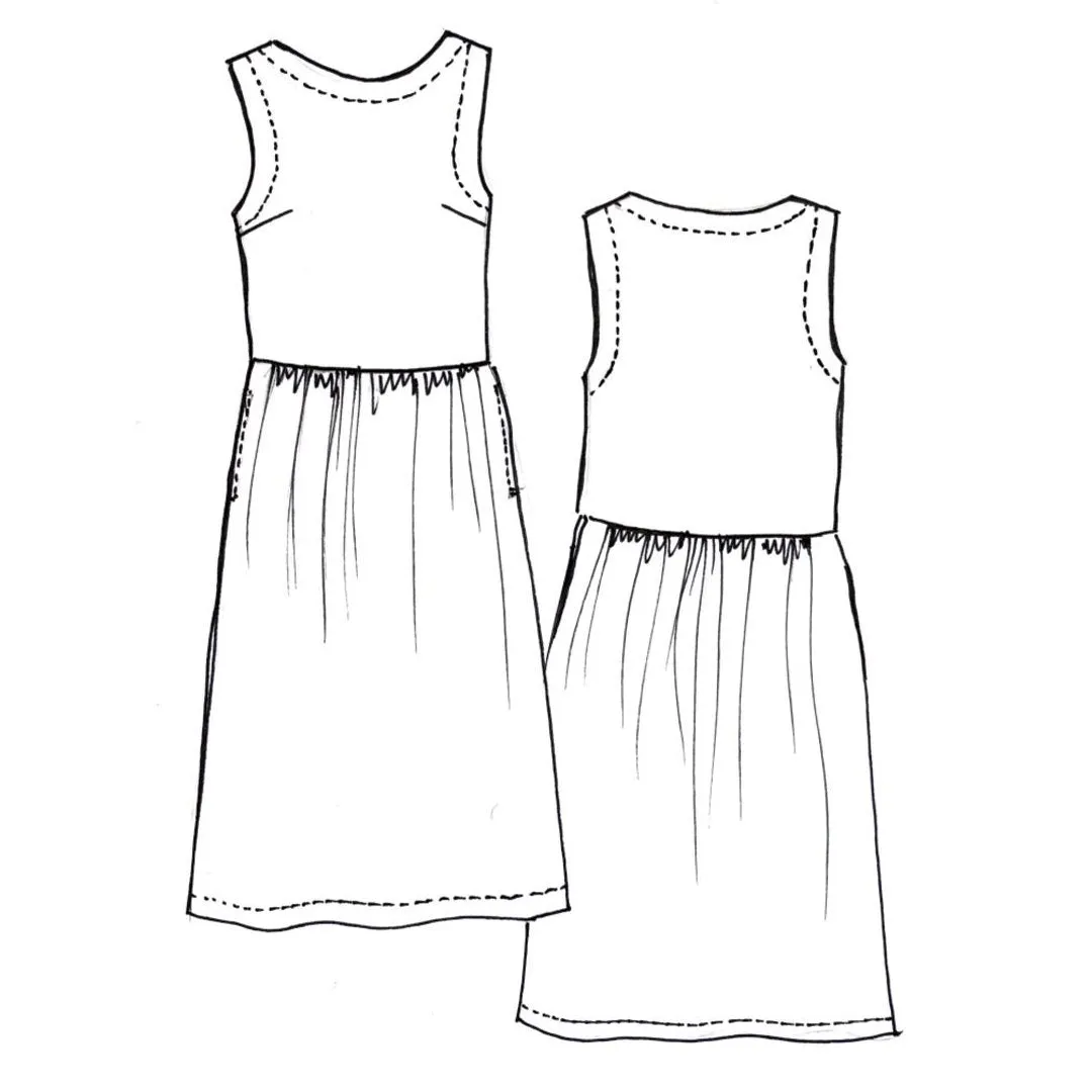 10454 Felicia Pinafore Dress Pattern