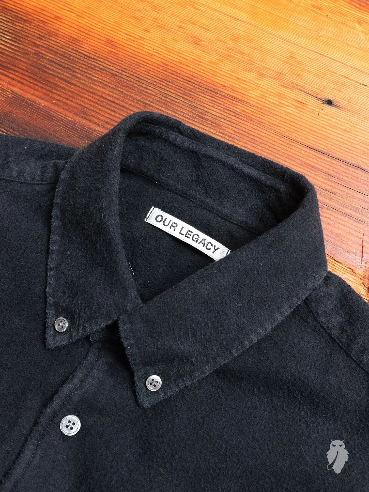 1950s Ultimate Flannel in Mudd Black