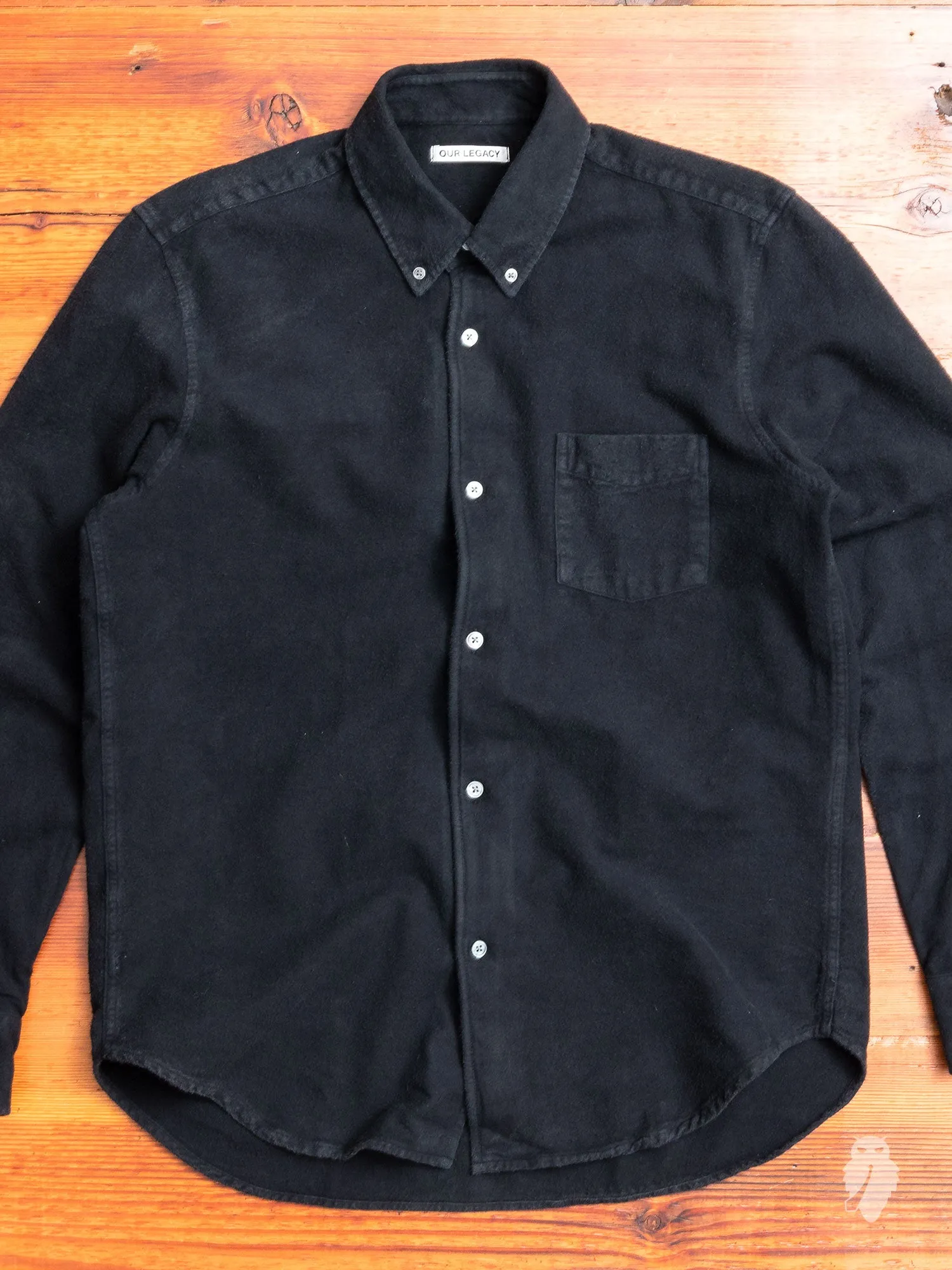 1950s Ultimate Flannel in Mudd Black