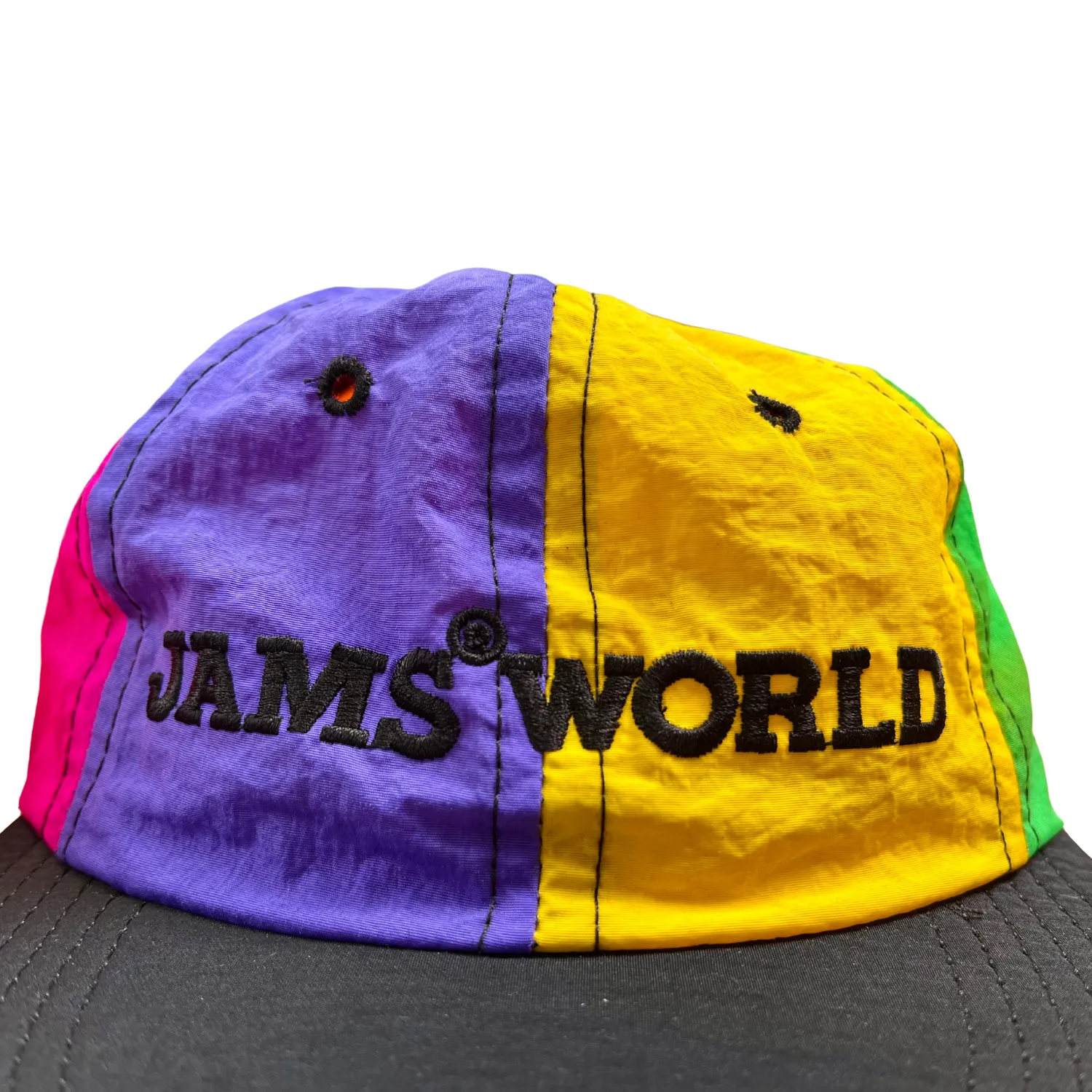 1989 JAMS WORLD Color Block Nylon Cap