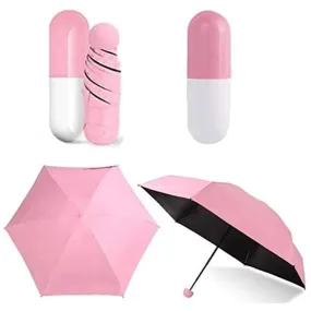 3176 Nylon Fancy Capsule Shape Portable Umbrella