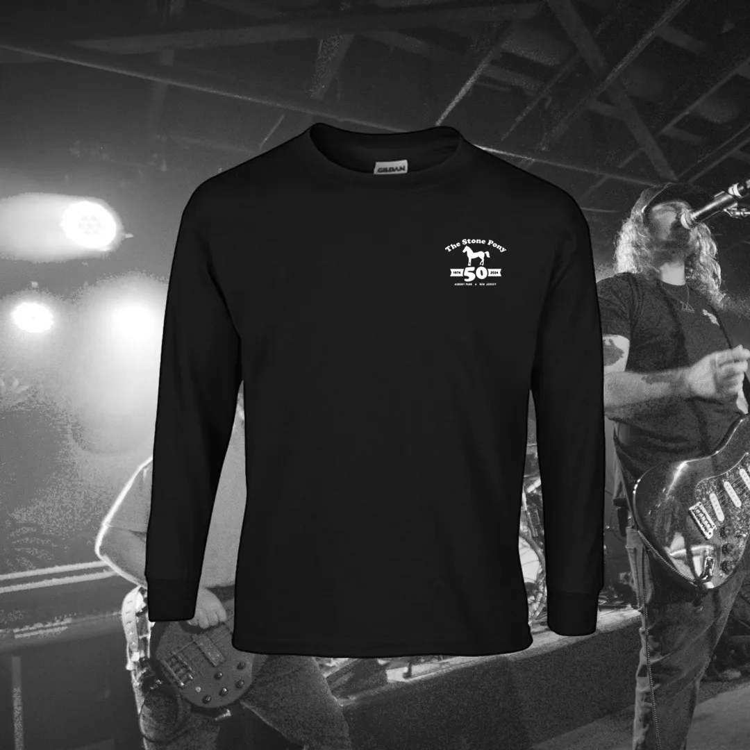 50th Anniversary Black Long Sleeve Tee