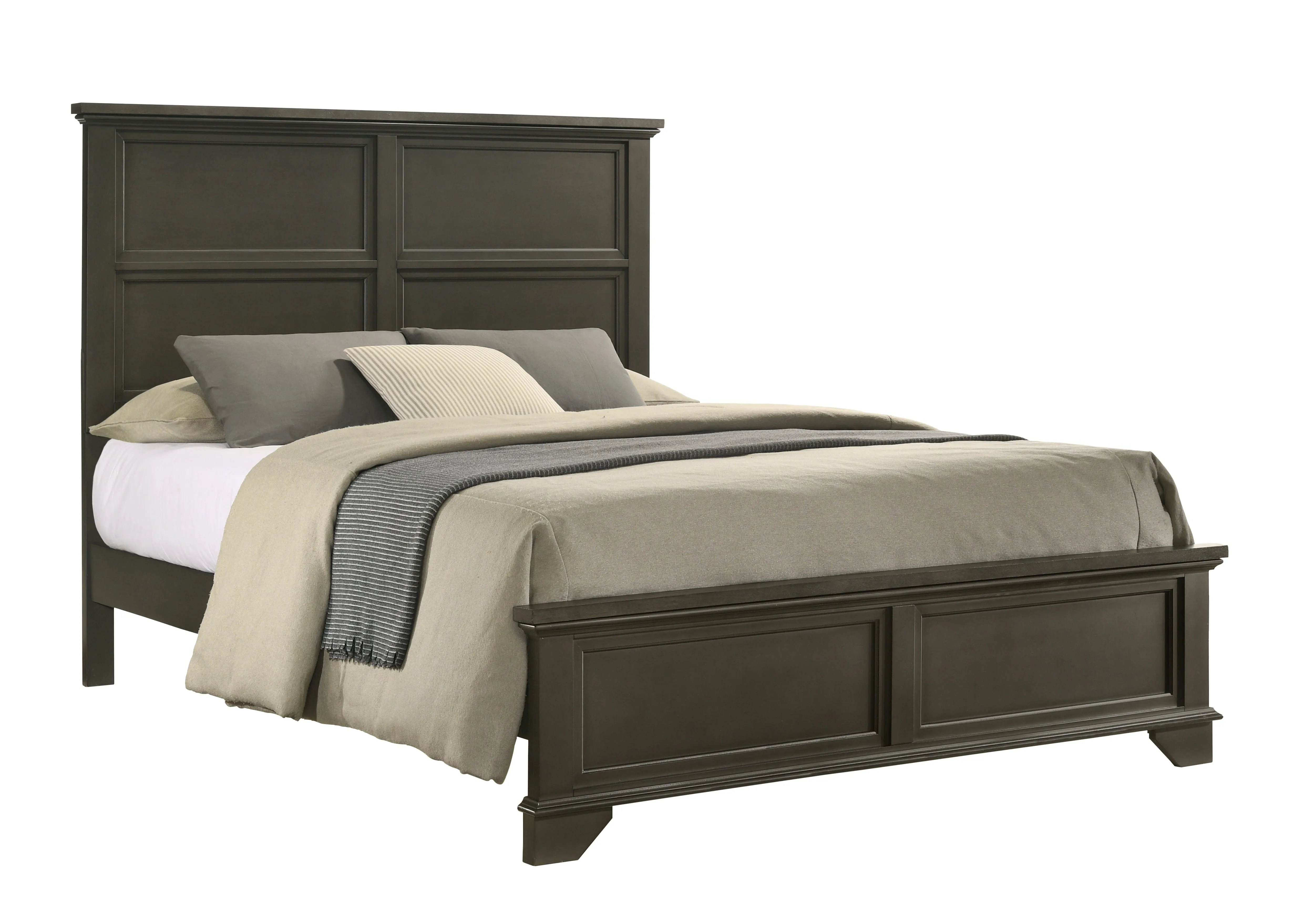 Abigail 5-Piece King Bedroom Package - Grey