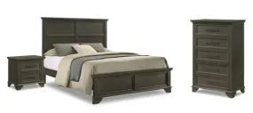 Abigail 5-Piece King Bedroom Package - Grey