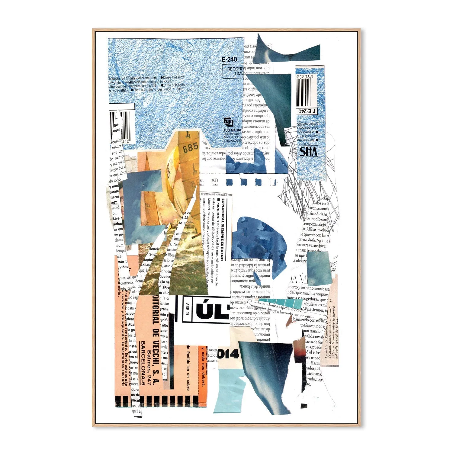 Abstract Collage, Style E , By Ekaterina Lukovnikova