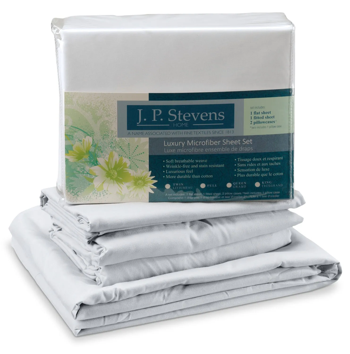 Acadia Full Sheet Set - White