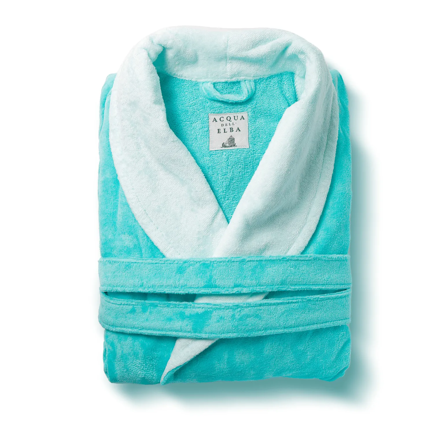 Acqua Turquoise Cotton Robe