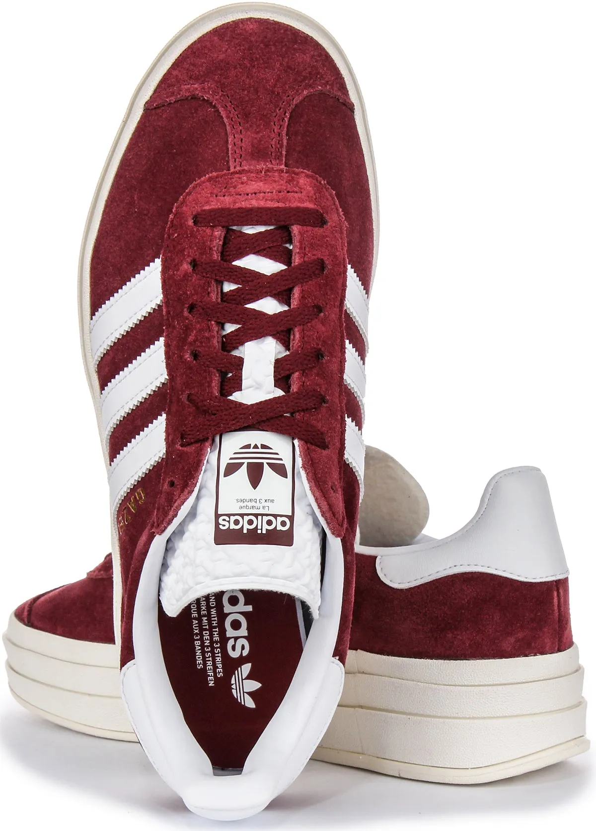 Adidas Gazelle Bold W In Burgundy For Women