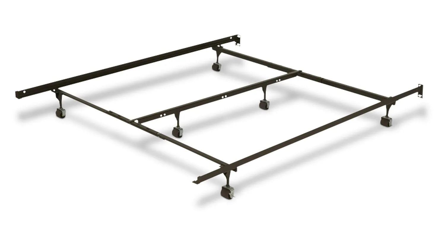 Adjustable Roller Full/Queen/King Bed Frame