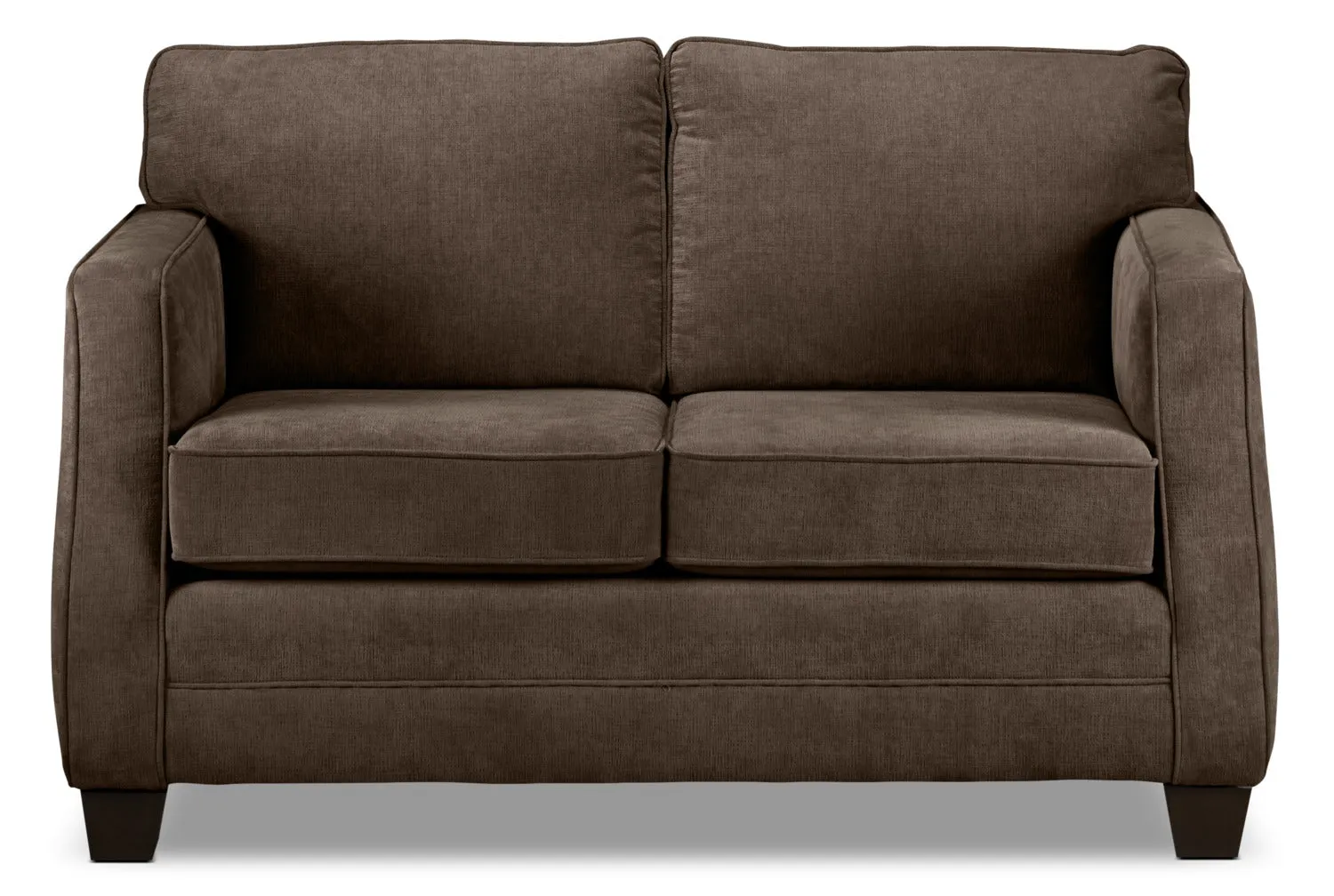 Agnes Loveseat - Chocolate