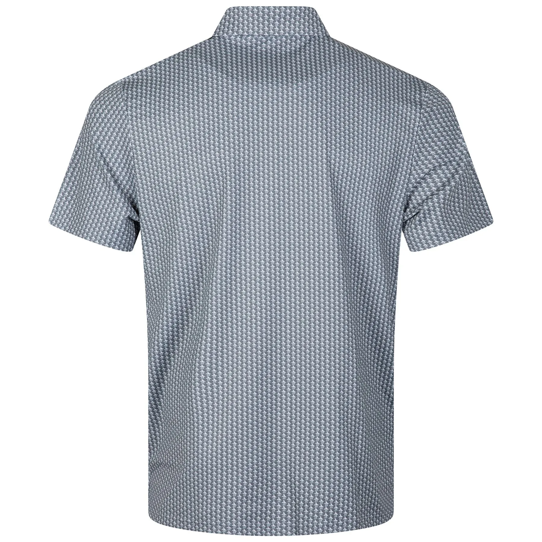 Allover Pete Print Golf Polo Quiet Shade - AW23