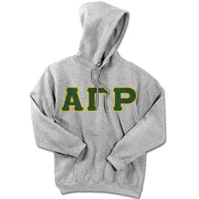 Alpha Gamma Rho Standards Hooded Sweatshirt - G185 - TWILL