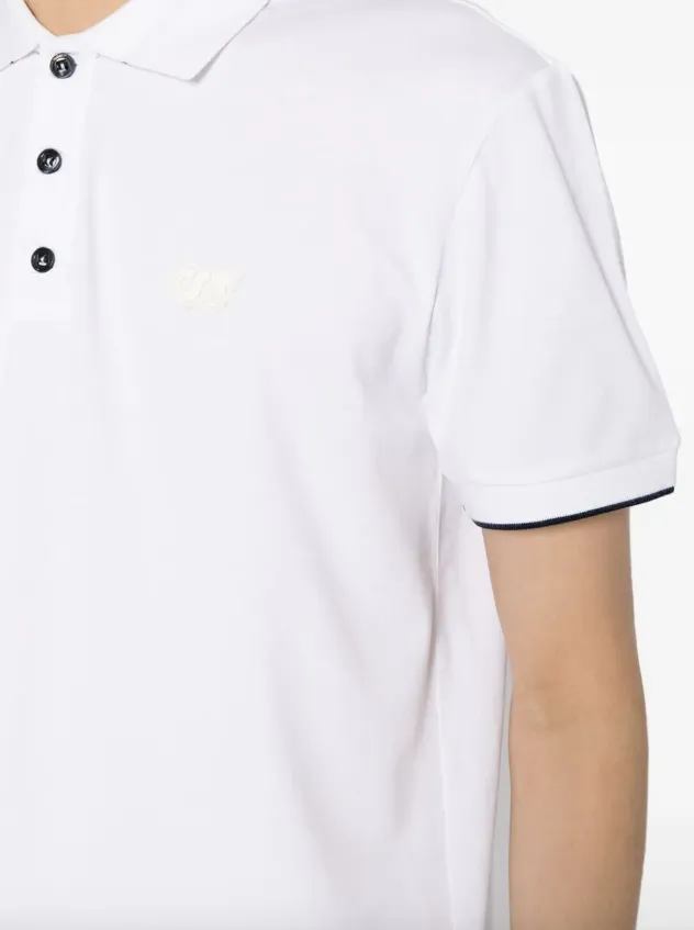 Alpha Tauri JUNX polo shirt in white