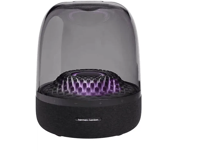 Altavoz estéreo - Harman Kardon Aura Estudio 4, 130W, Bluetooth, Subwoofer, Negro