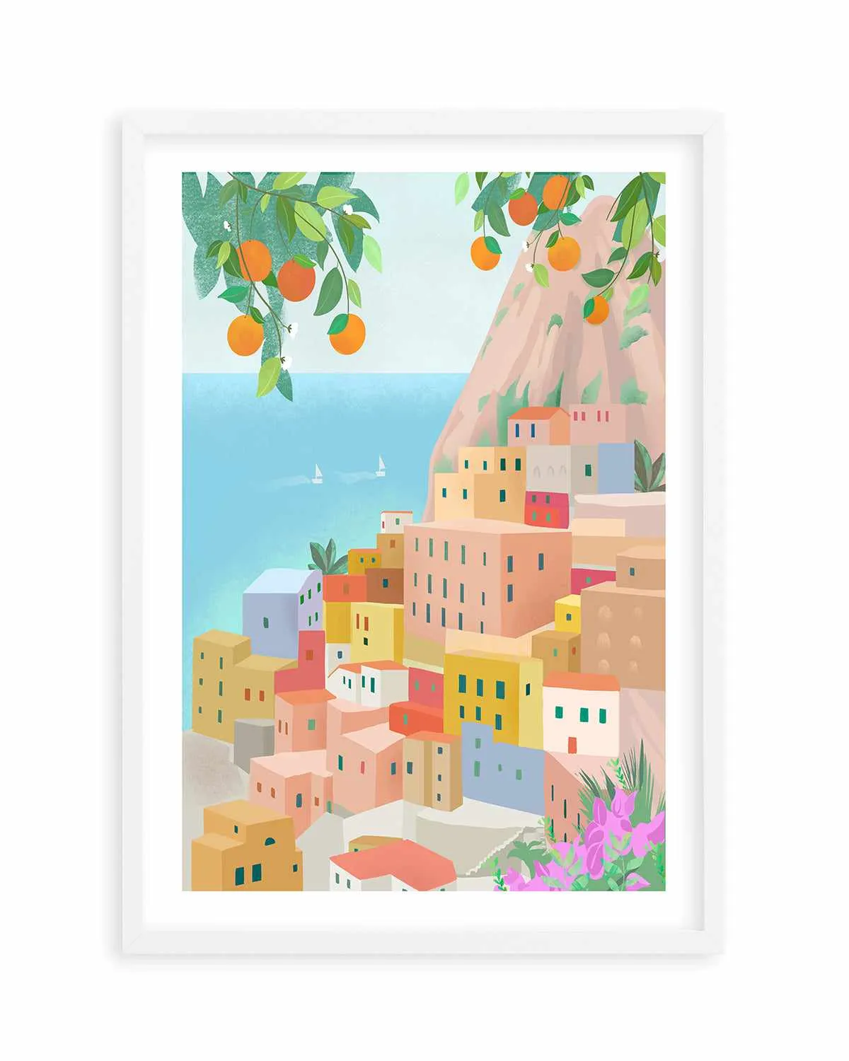 Amalfi Coast, Italy by Petra Lizde Art Print