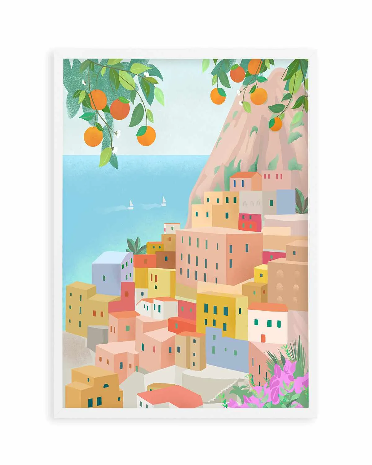 Amalfi Coast, Italy by Petra Lizde Art Print