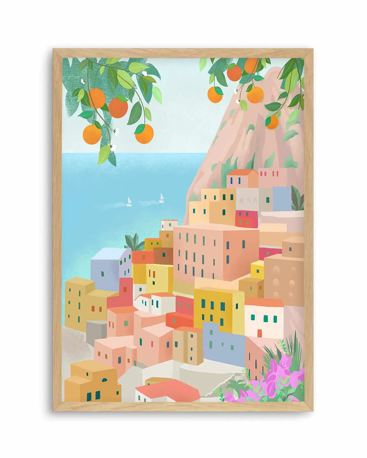 Amalfi Coast, Italy by Petra Lizde Art Print