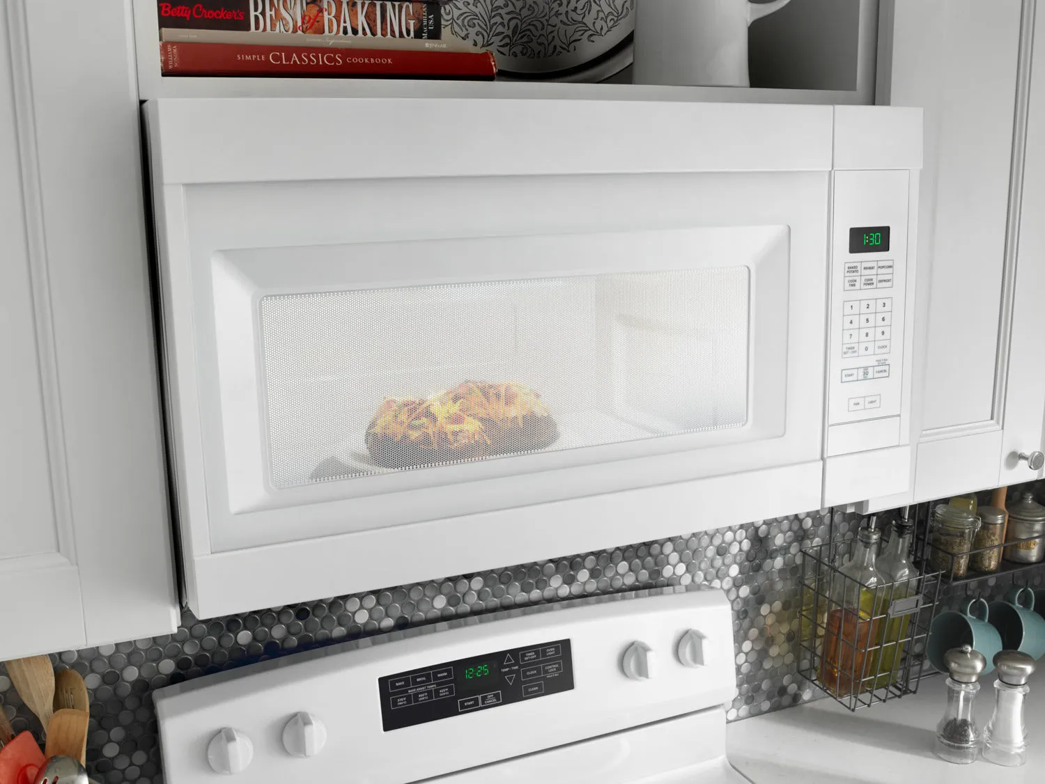 Amana White Over-the-Range Microwave (1.6 Cu. Ft.) - YAMV2307PFW