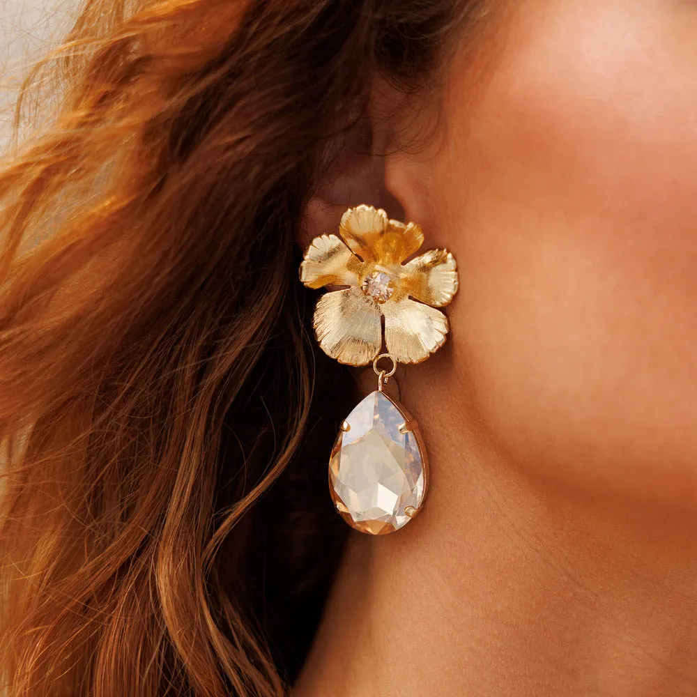 Anemone Perfect Earrings / Golden Shadow