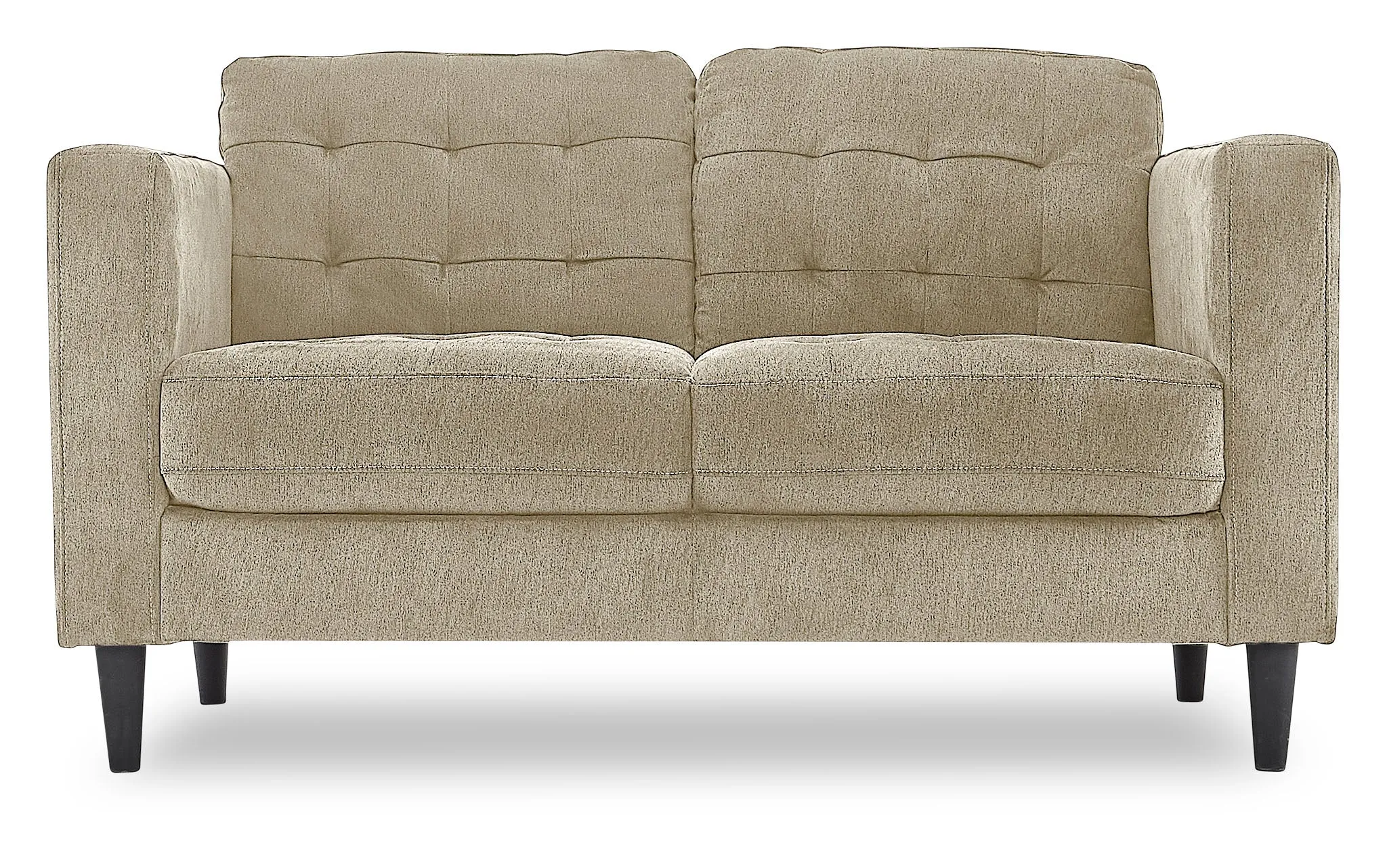 Anthena Sofa and Loveseat Set - Taupe