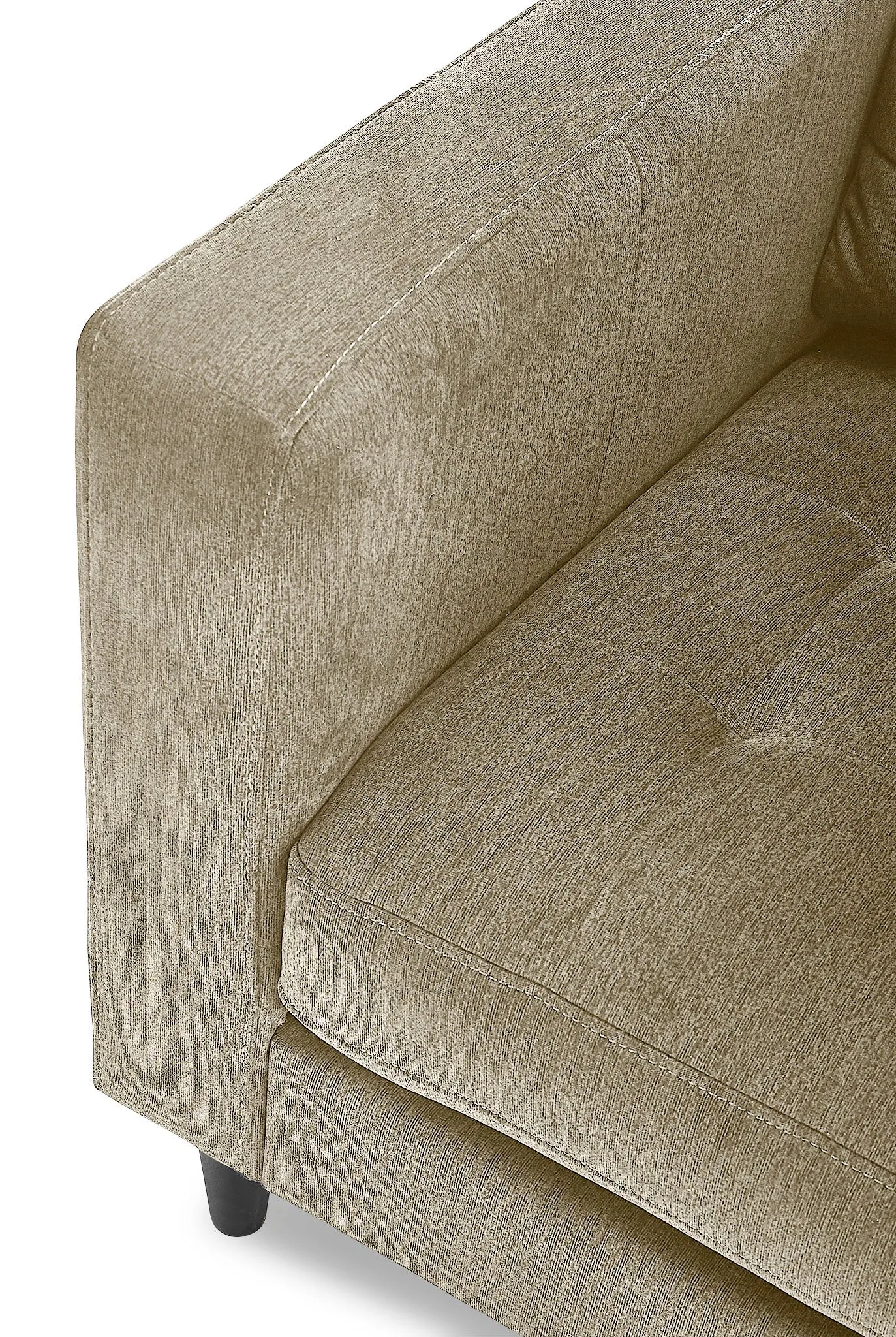 Anthena Sofa, Loveseat and Chair Set - Taupe