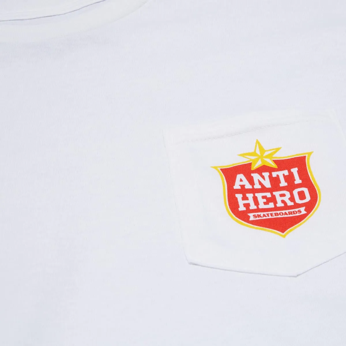 Anti-Hero Bottle Cap Long Sleeve T-Shirt - White/Multi Color