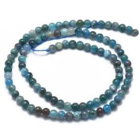 Apatite Round Beads 4mm - Hole: 0.8mm - strand 39cm (1 strand)