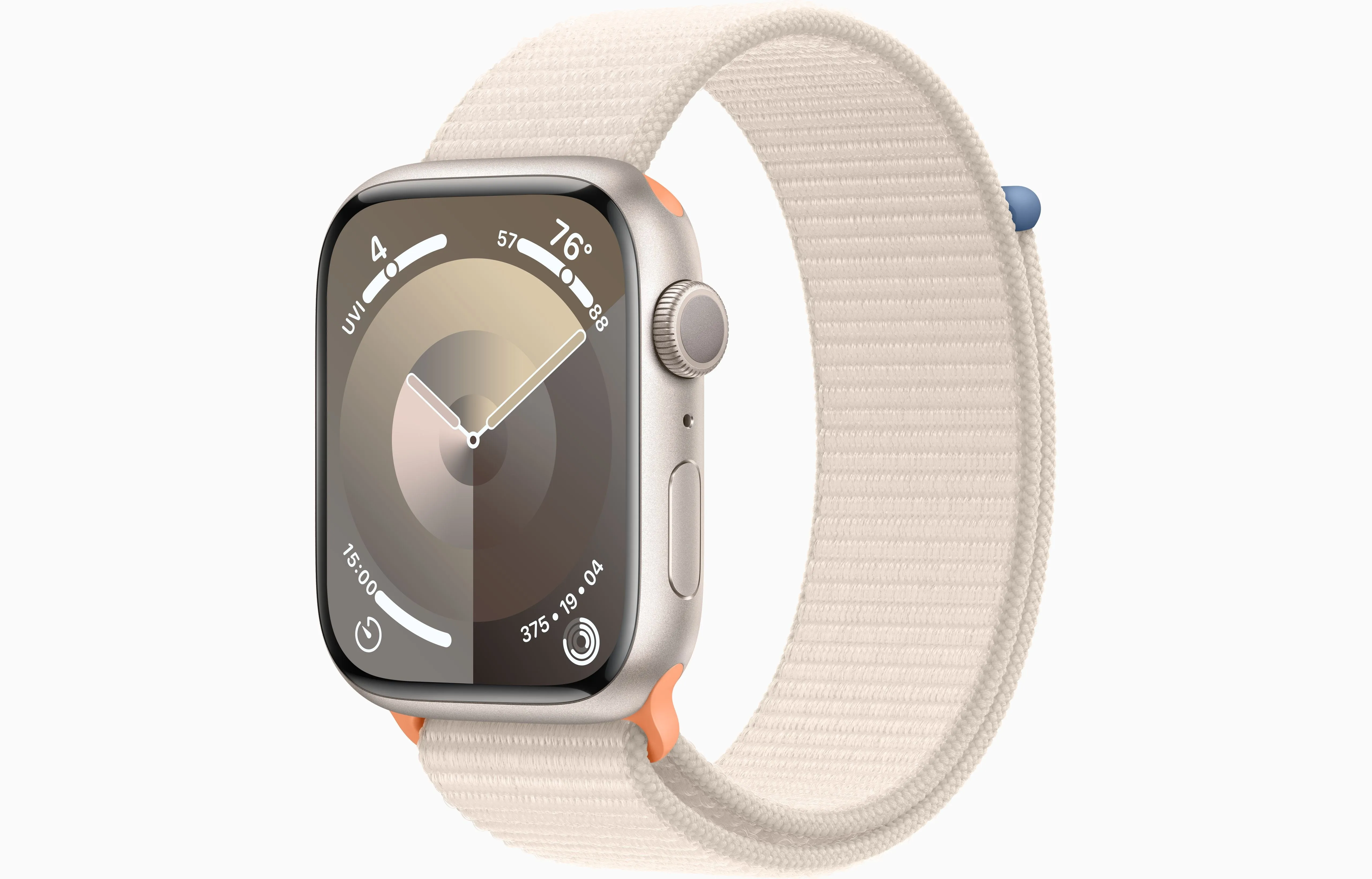 Apple Watch Series 9 Aluminum Case with Textile Sport Loop Band