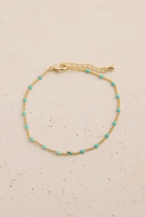 Aqua Bracelet Gold