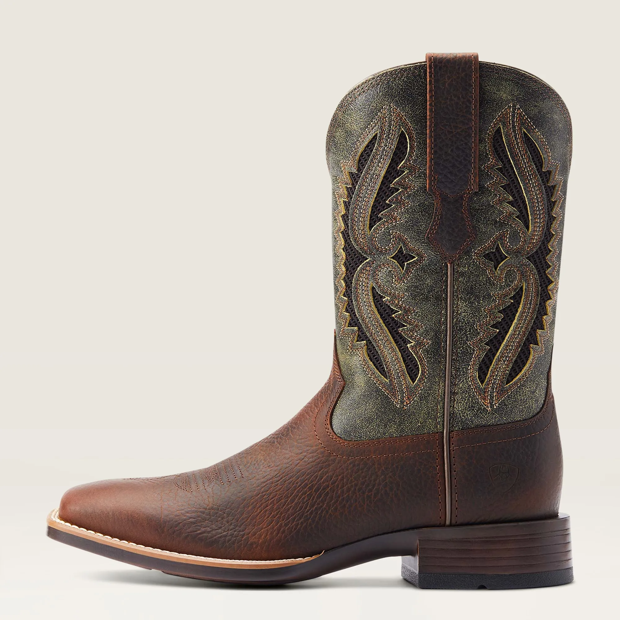 Ariat Mens 10044478 Rowder Venttek Rus/Forest Green Cowboy Boots