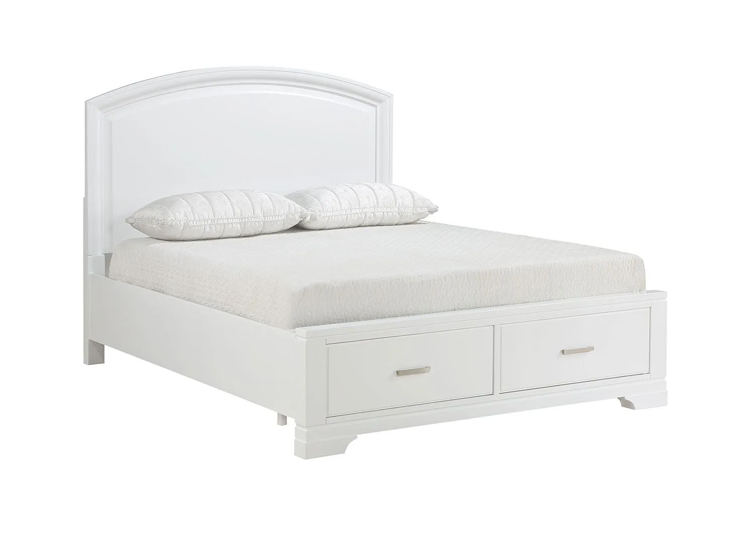 Arista 6-Piece Full Storage Bedroom Package - White