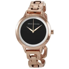 Armani Exchange Quartz Black Dial Ladies Watch AX5613