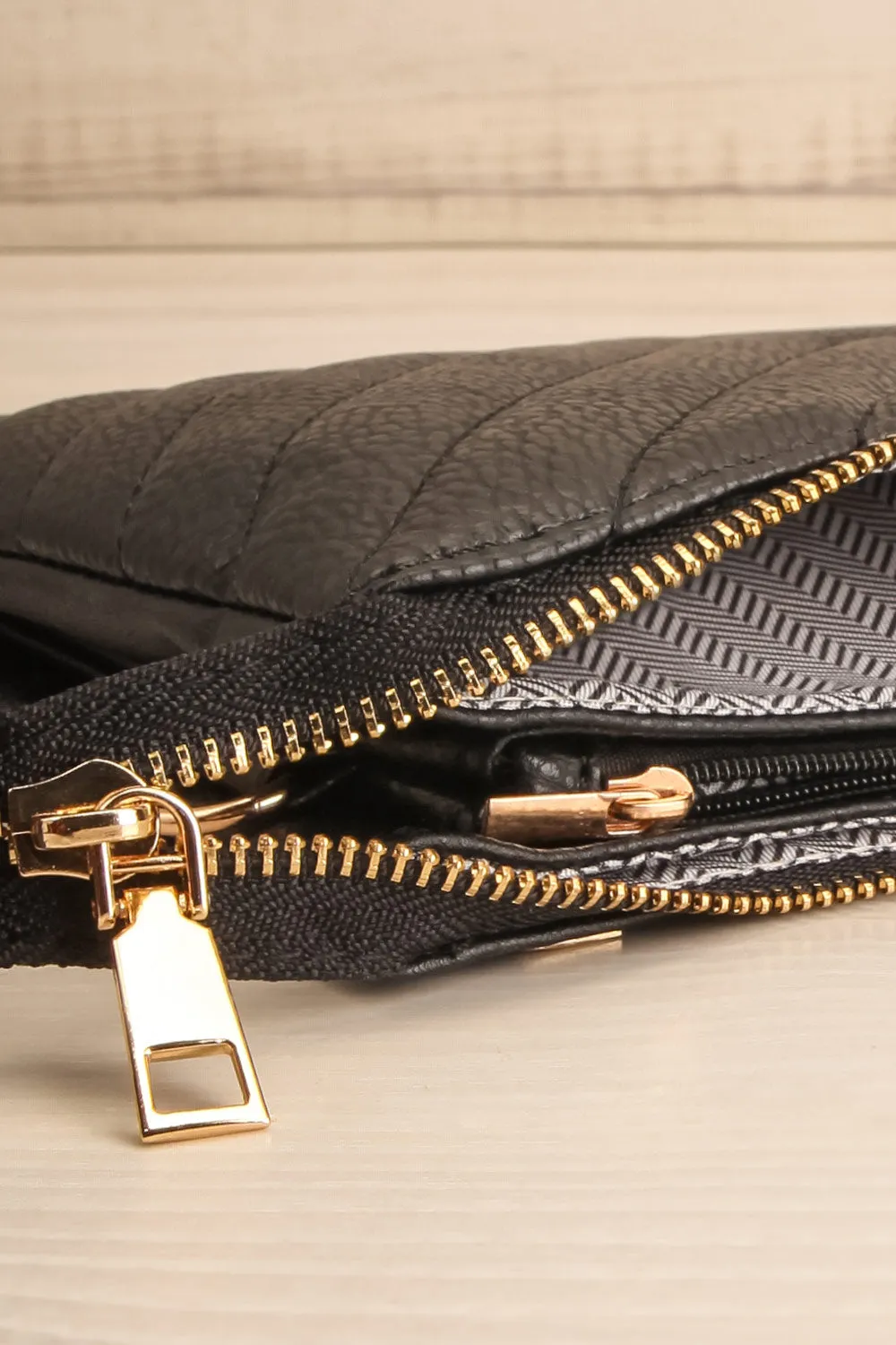 Aspen Black | Crossbody Clutch Bag