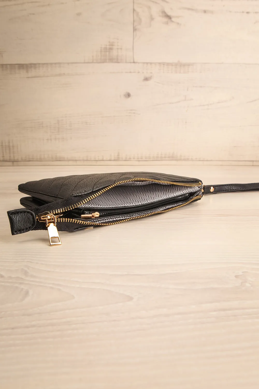 Aspen Black | Crossbody Clutch Bag