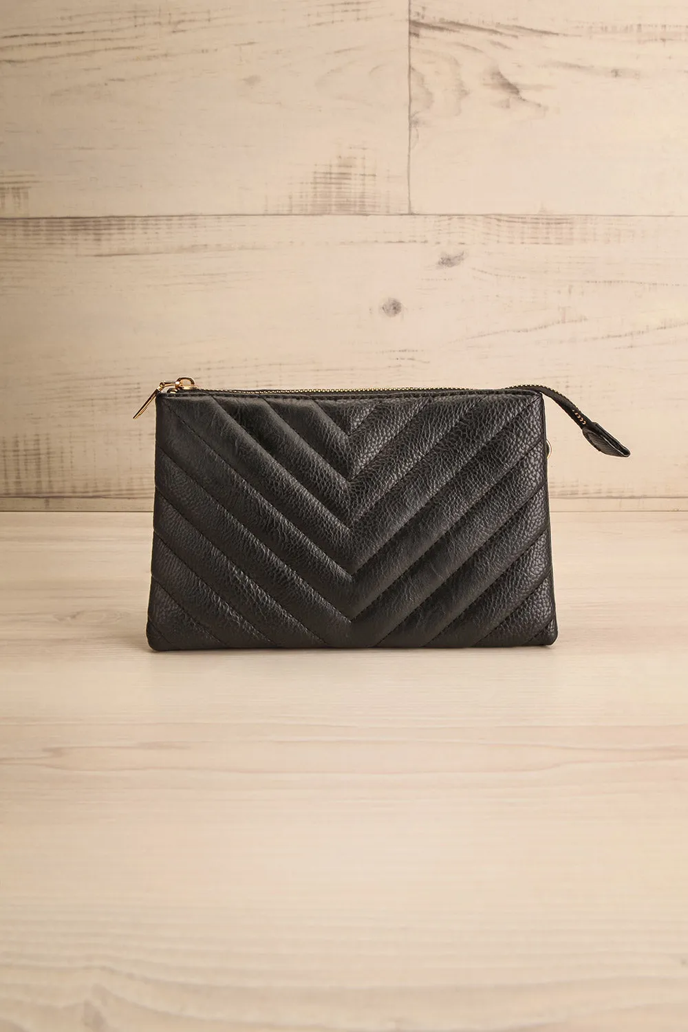 Aspen Black | Crossbody Clutch Bag