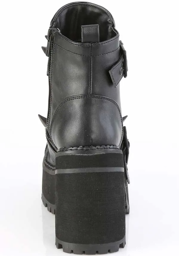 ASSAULT-72 [Black] | PLATFORM BOOTS [PREORDER]