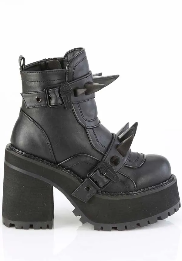 ASSAULT-72 [Black] | PLATFORM BOOTS [PREORDER]