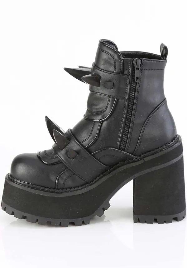 ASSAULT-72 [Black] | PLATFORM BOOTS [PREORDER]