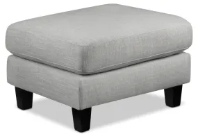 Astin Ottoman - Grey