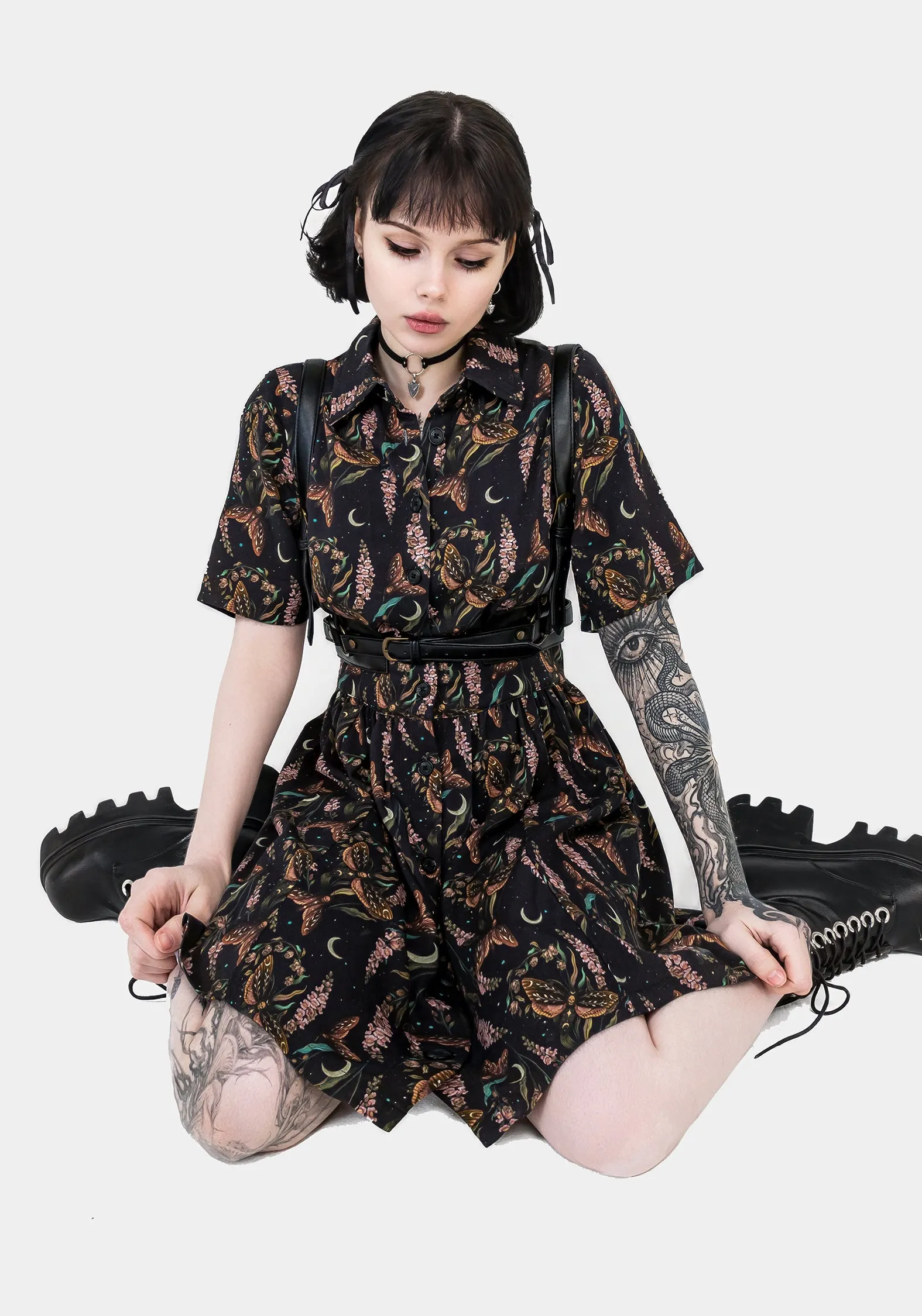 Atropos Mini Shirt Dress