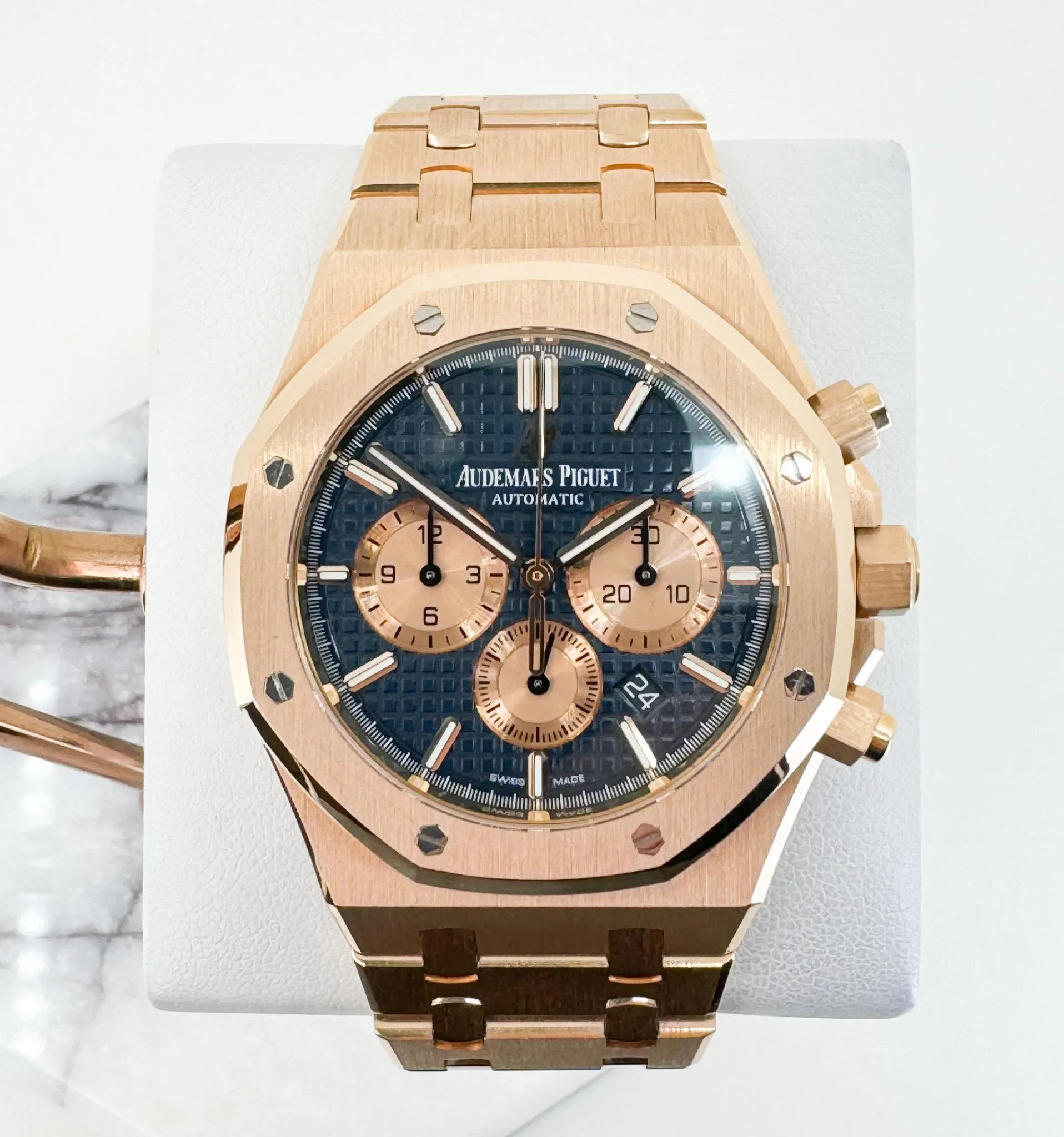 Audemars Piguet Royal Oak Chronograph Watch-Blue Dial 41mm-26331OR.OO.1220OR.01