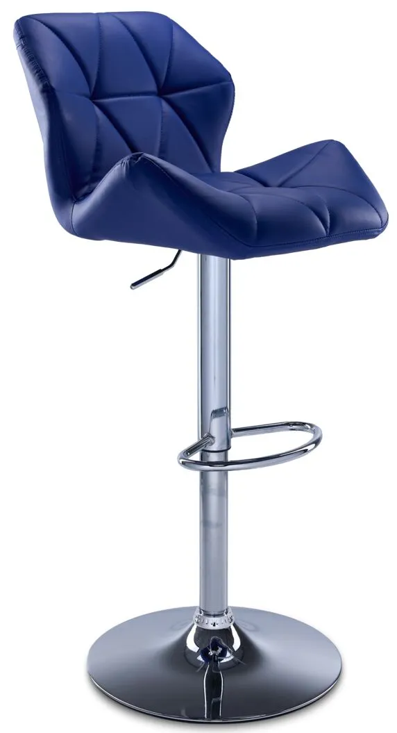 Ava Bar Height Stool - Blue