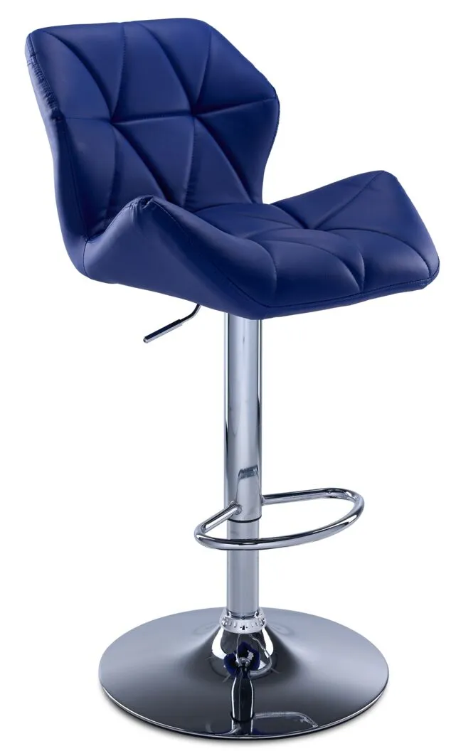 Ava Bar Height Stool - Blue