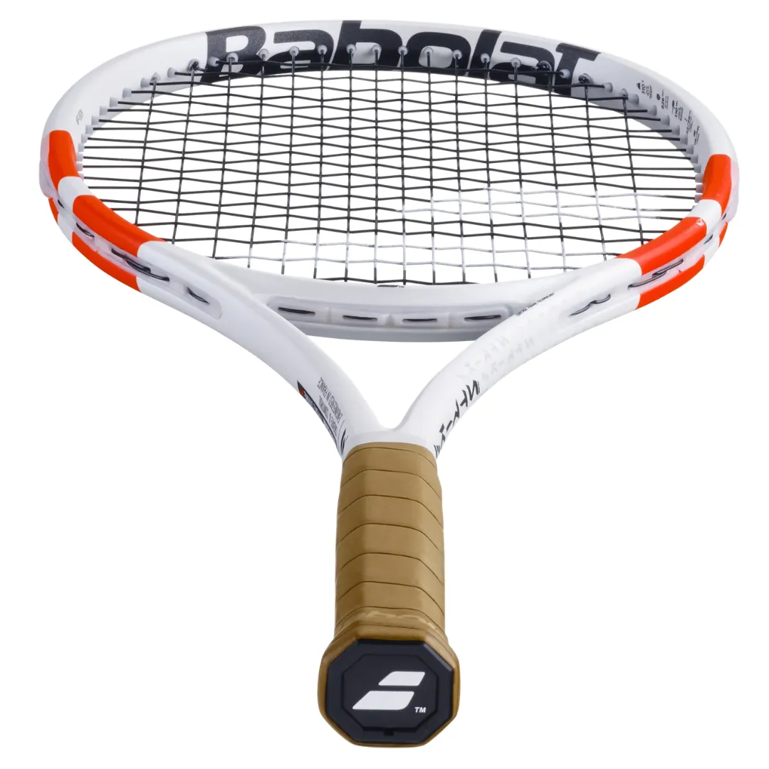 Babolat Pure Strike 97 Unstrung Tennis Racquet [White/Red/Black]