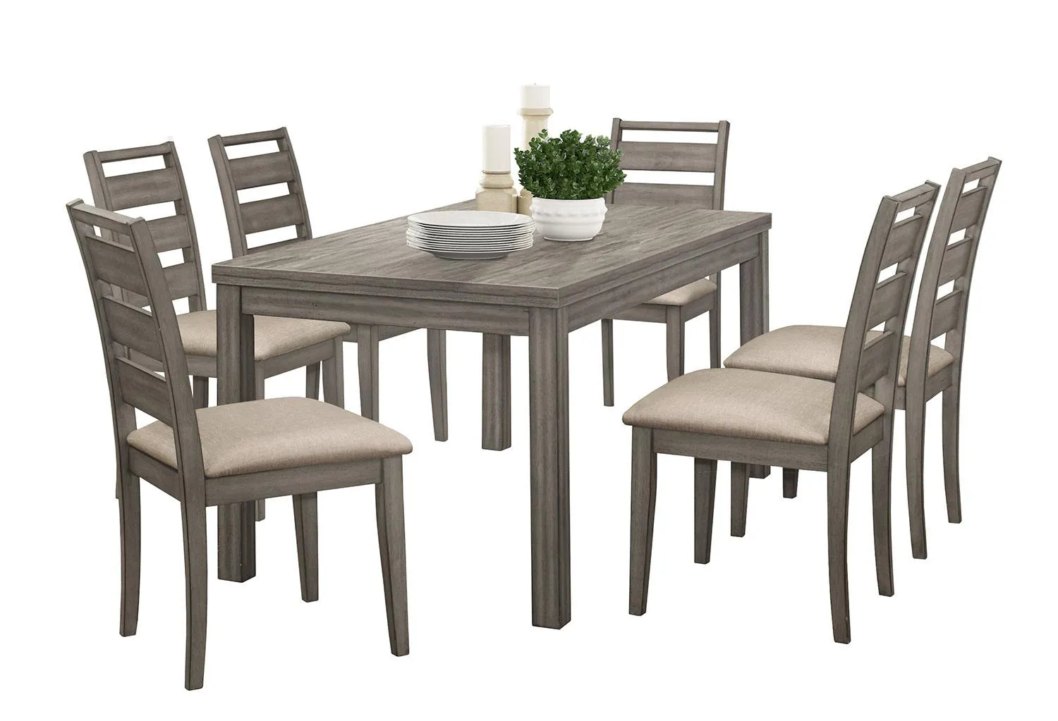 Bainbridge Dining Table - Weathered Grey