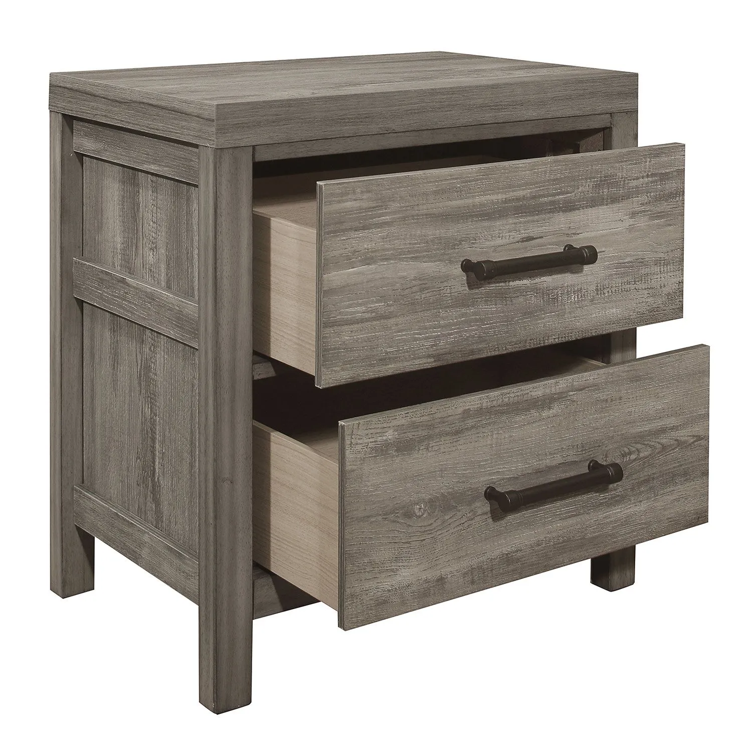 Bainbridge Night Table - Weathered Grey