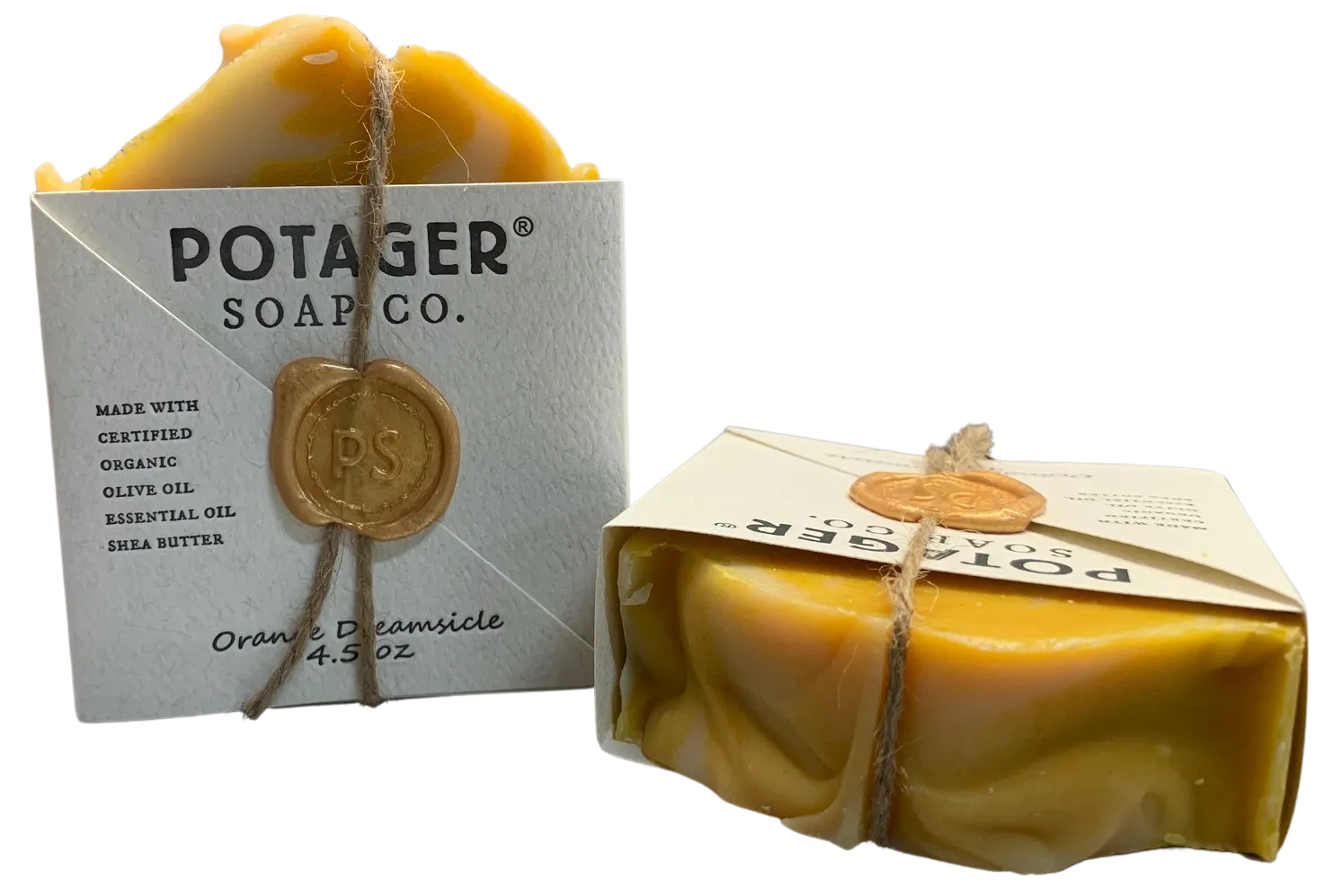 Bar Soap Orange Dreamsicle Certified Organic Ingredients